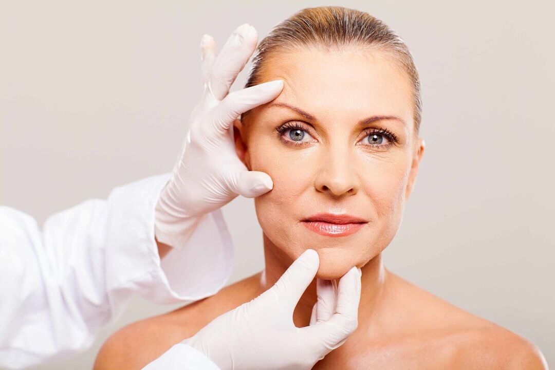 The cosmetologist will select the appropriate method of facial skin rejuvenation. 