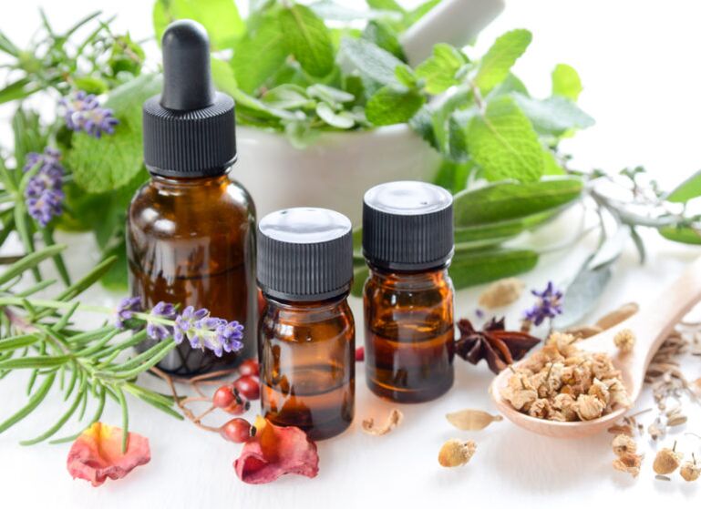 Essential oils for skin rejuvenation. 